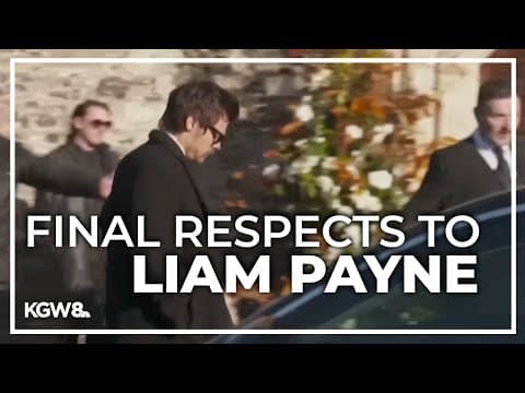 One Direction stars join family at Liam Payne's funeral in England