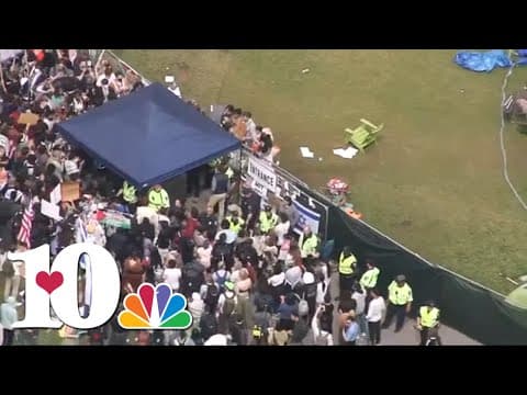 Protests continue on U.S. college campuses as Israeli forces seize border crossing in Gaza