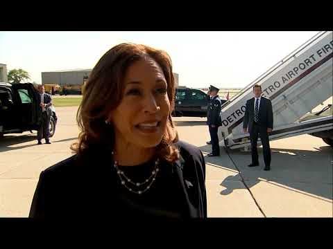 Kamala Harris says she's 'glad' Trump agreed to a debate