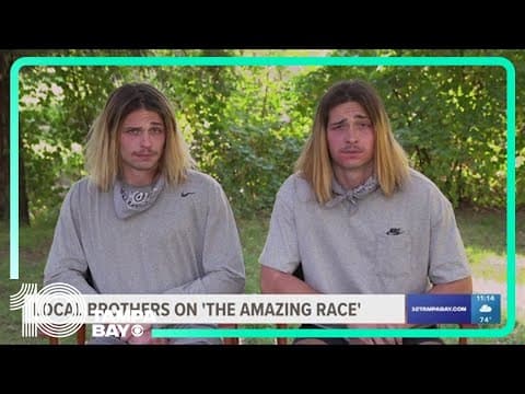 Tampa Bay area twin brothers compete on 'The Amazing Race'