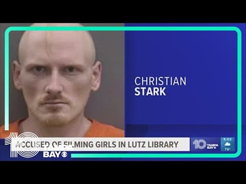 Man accused of filming girls in Lutz library