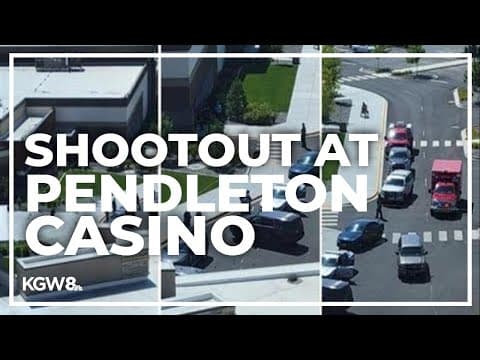 Suspect arrested after attempted robbery, shootout at Pendleton casino