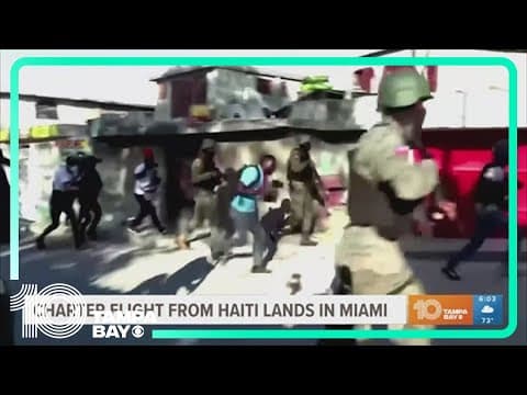 Charter flight from Haiti lands in Miami