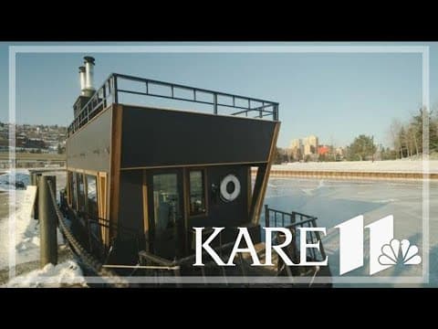 Floating sauna steams onto Lake Superior in Duluth