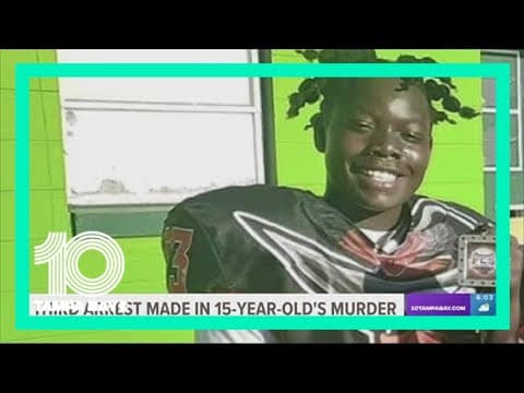 St. Pete police make third arrest in the murder of a 15-year-old boy