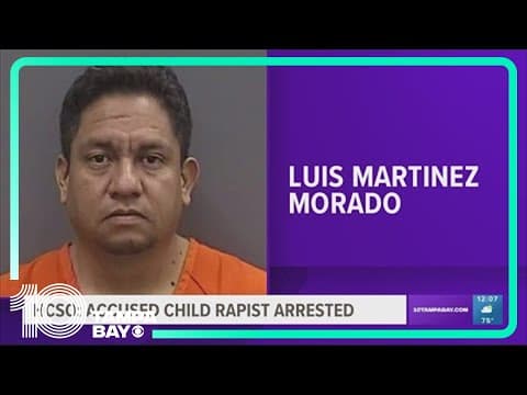 HCSO: Accused child rapist arrested in Ruskin