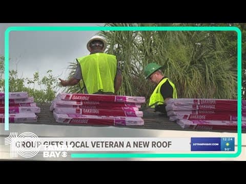 Local veteran gifted new roof through nonprofit group