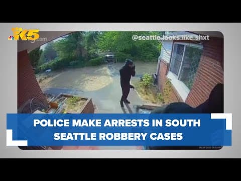 Seattle police make arrests in south Seattle robbery cases