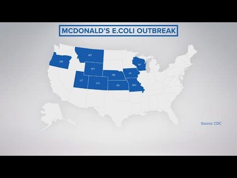 E. Coli outbreak at McDonald's