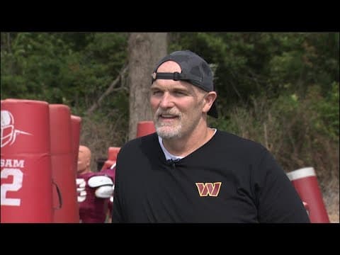FULL INTERVIEW: Dan Quinn talks Jayden Daniels as starter QB, roster cuts