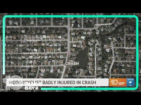 Motorcyclist injured after crash in Largo