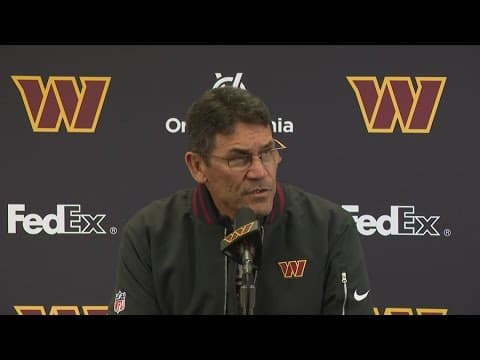 Commanders Coach Ron Rivera holds weekly news conference