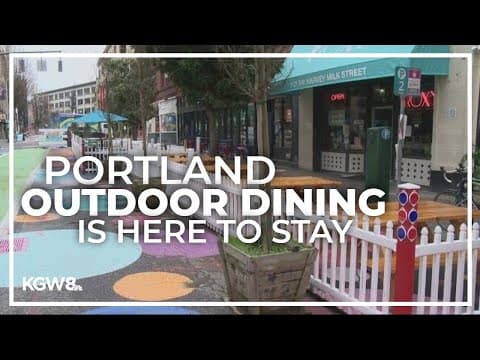 Outdoor dining will stay on the menu year-round in Portland with permit options