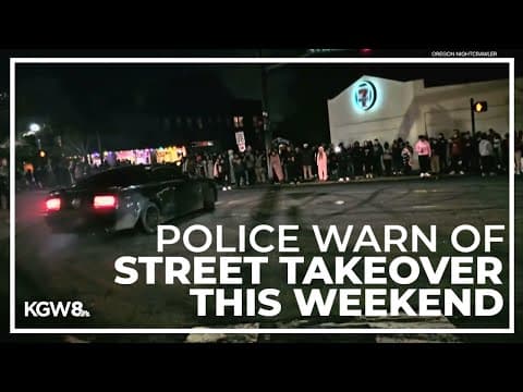 Portland police warn of major street takeover event this weekend