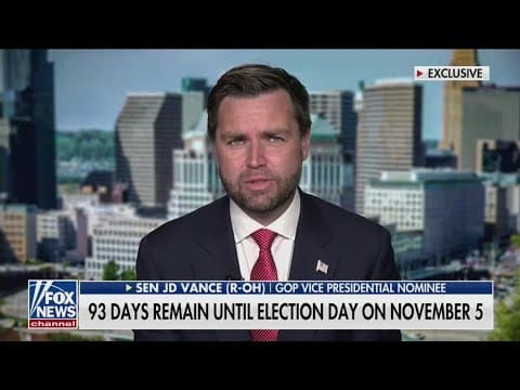 VP nominee JD Vance responds to criticisms of his appointment to the Trump ticket