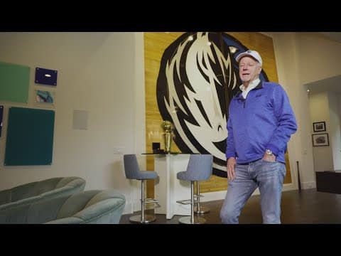 'It's holy ground' | Super Mavs fan owns the 2011 Championship Court