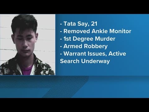 Attempted murder suspect at large after cutting off ankle monitor