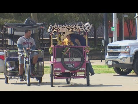 Houston cracking down on illegal pedicabs