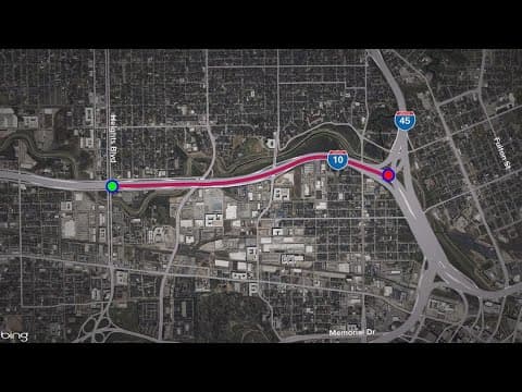 Massive traffic headache could be coming to the Heights with Katy Freeway construction project
