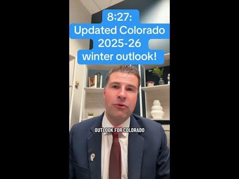 Updated Colorado 2025-26 winter outlook