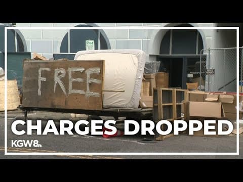 Charges dropped against man who placed 'Free' sign at Portland warehouse