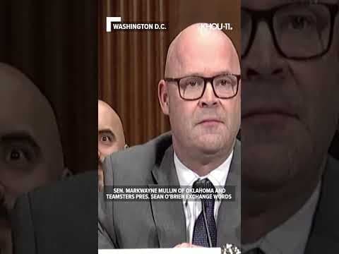 Senator and Teamsters president nearly get into physical fight #shorts