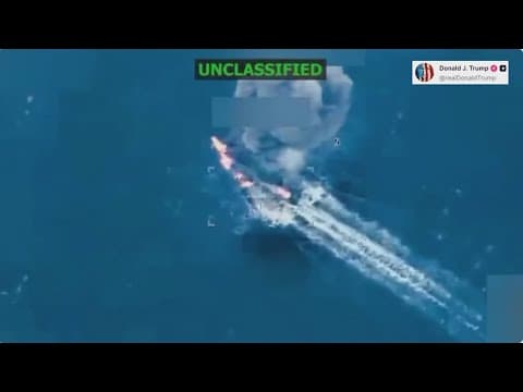 Trump: 3rd U.S. strike against drug boat