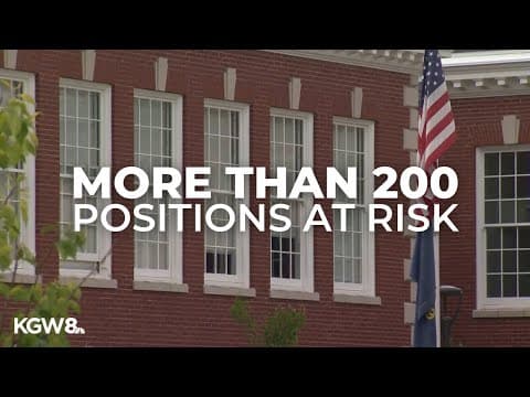 Portland Public Schools faces $40M deficit, over 200 jobs at risk