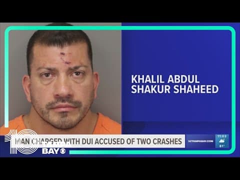 Driver charged with DUI manslaughter in Clearwater accused of crash minutes before