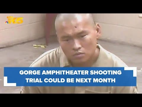 Gorge Amphitheater shooting suspect could go to trial as soon as next month