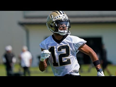 Saints Camp – Chris Olave's stock rising during preseason practice