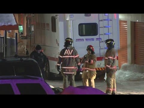 Crews battle fire at storage facility in Apple Valley