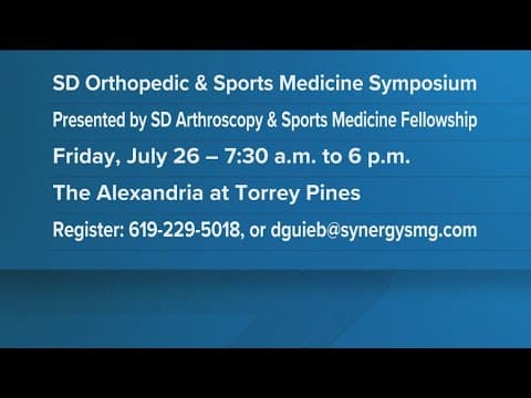 San Diego Orthopedic & Sports Medicine Symposium | July 26, 2024