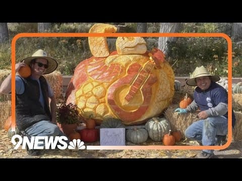 Talented sculptors take pumpkin carving to a new level