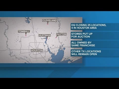 25 Texas Dairy Queens are closing, including some in the Houston area