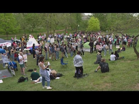 Fifth day of pro-Palestine protests at IU
