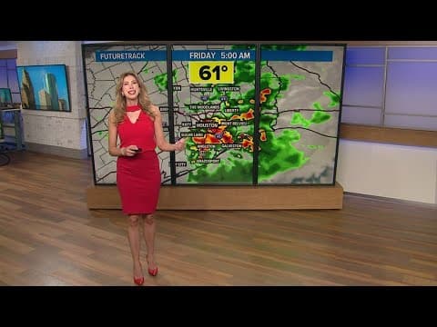 Houston weather: Rain beginning today, lasting several days
