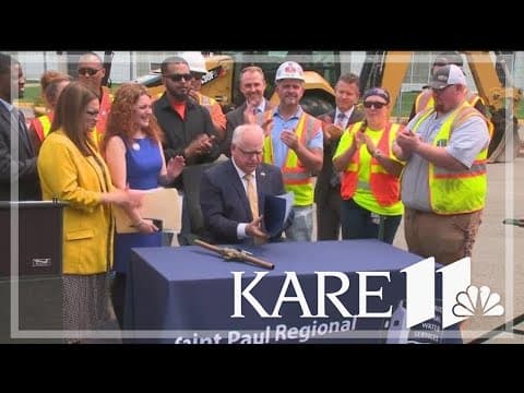 Walz signs $240 million bill to replace Minnesota's lead water pipes
