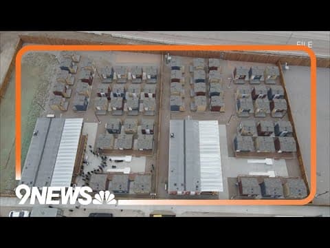 Some of Denver's unhoused community brave winter storm in tiny homes