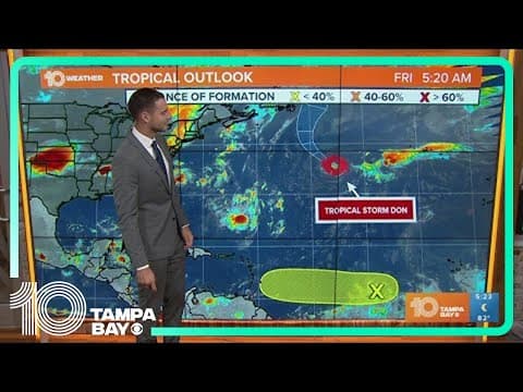 Tracking the Tropics: Tropical Storm Don lingers, but focus turns to tropical wave off African coast