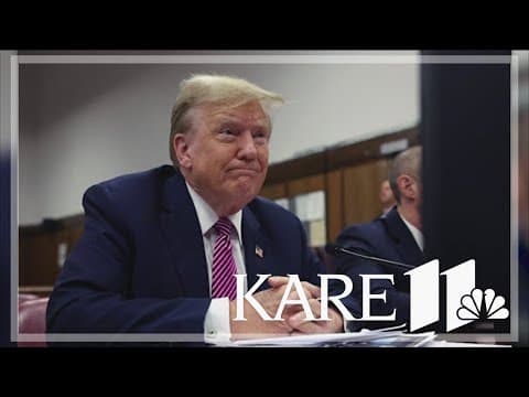 Full jury seated in Trump hush money trial