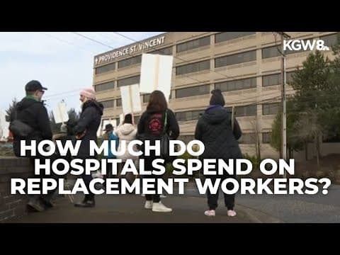 Oregon bill would force hospitals to disclose replacement worker pay during strikes