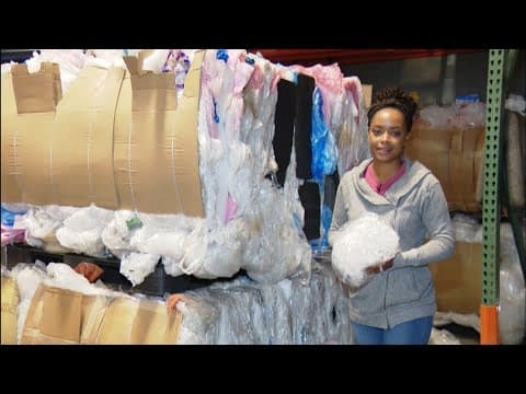 Combating the environmental issues of soft plastic that can't be recycled in the blue bins