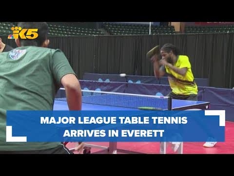 Major League Table Tennis arrives in Everett, experts see it as preview to Olympic Trials