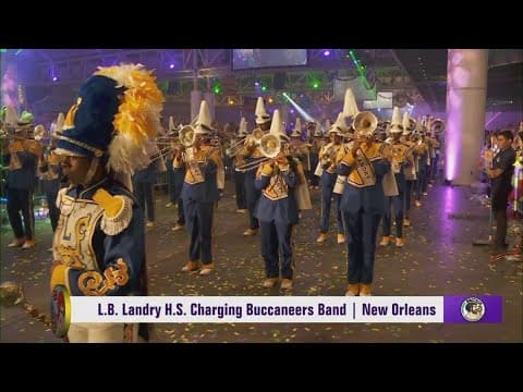 Krewe of Bacchus: L.B. Landry H.S. Charging Buccaneers Band