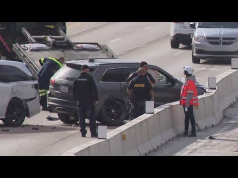 Metro police seek last of 4 suspects who hit car with kids