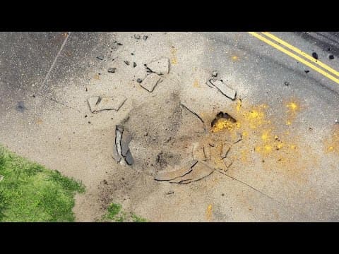 US bomb dropped during World War II explodes at Japan airport