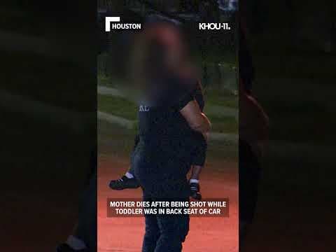 Mother dies after being shot with her toddler in back seat #shorts