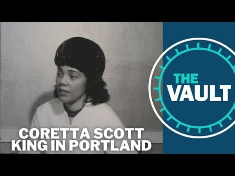 Coretta Scott King talks about the fight for civil rights in Portland | KGW Vault