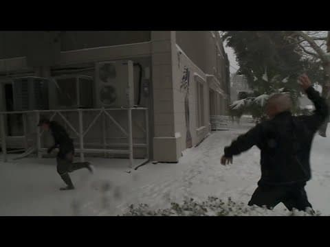 Slidell police chief ambushed in hilarious snowball fight